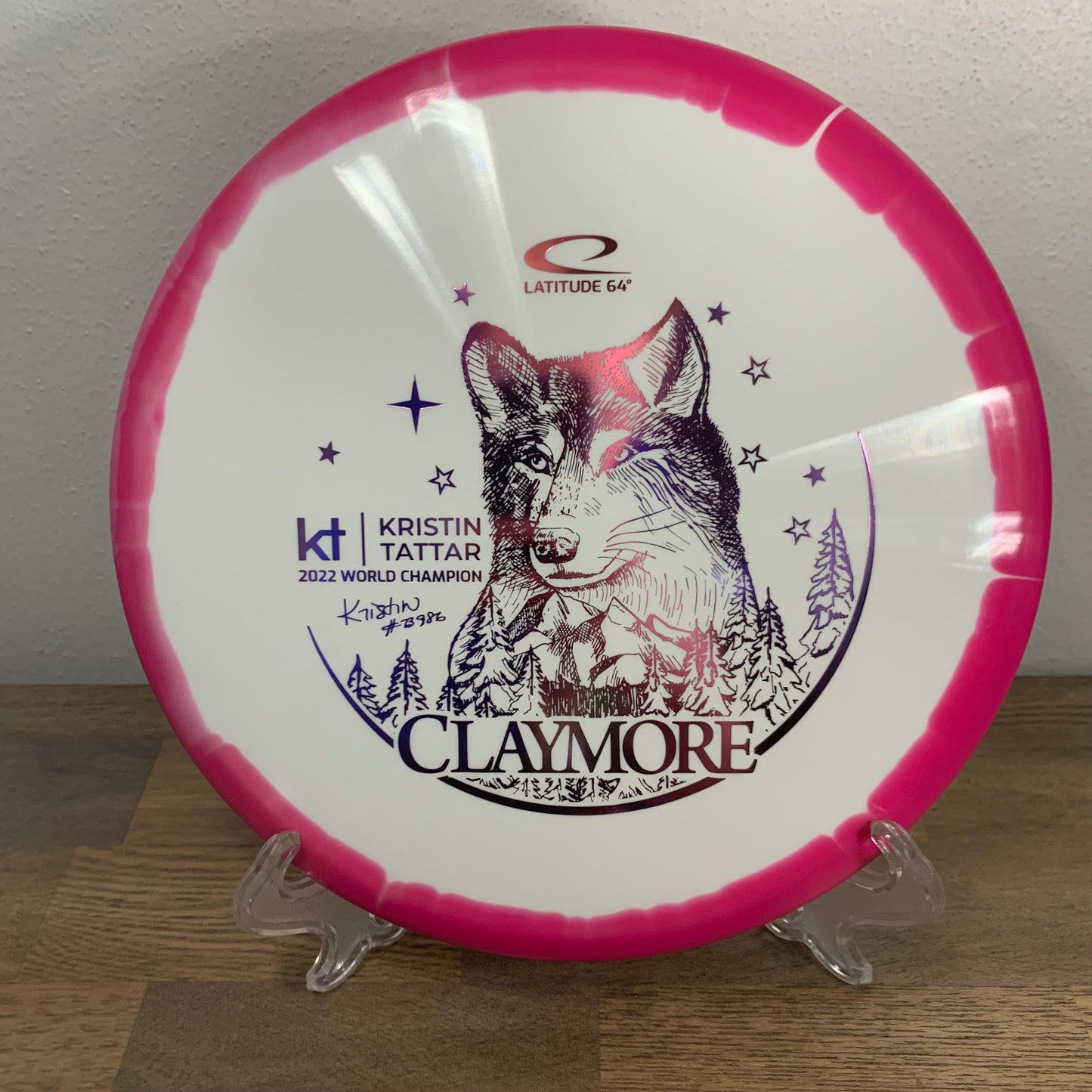 Latitude 64 - Gold Orbit Claymore - 2023 Team Series - Kristin Tattar